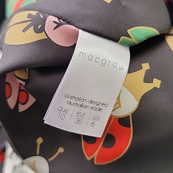 Macgraw OPIUM Velvet Silk Lined, Lace Sleeved Mini Dress - Picture 11 of 15